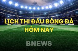 Lịch thi đấu bóng đá hôm nay ngày 3/8/2026
