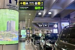 Phân luồng mới giúp giảm ùn tắc tại sân bay Nội Bài
