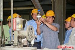 Thứ trưởng Nguyễn Sinh Nhật Tân kiểm tra năng lực sản xuất nhiên liệu sinh học tại miền Trung
