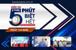 Điểm tin '5 phút biết hết' sáng 3-8: Triển khai mô hình Chợ thông minh đầu tiên của thành phố Đồng Nai