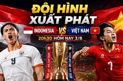Đội hình xuất phát trận Indonesia vs Việt Nam 20h30 hôm nay 3/8