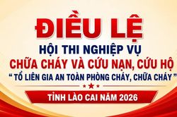 Điều lệ Hội thi nghiệp vụ chữa cháy và cứu nạn, cứu hộ 'Tổ liên gia an toàn phòng cháy, chữa cháy' tỉnh Lào Cai năm 2026