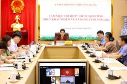 Phó Chủ tịch UBND tỉnh Vương Ngọc Hà làm việc với Hiệp hội Du lịch tỉnh