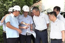 Lãnh đạo EVNNPT kiểm tra, đôn đốc tiến độ Dự án đường dây 220kV Than Uyên - Lào Cai