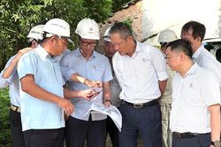 Lãnh đạo EVNNPT kiểm tra, đôn đốc tiến độ Dự án đường dây 220kV Than Uyên - Lào Cai
