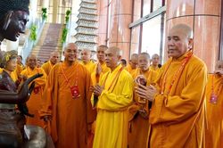 Bắc Ninh: Ban Trị sự GHPGVN tỉnh dâng hương liệt sĩ, khai mạc triển lãm chào mừng Đại hội