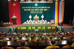 Bắc Ninh: Phi&ecirc;n thứ nhất Đại hội đại biểu Phật gi&aacute;o tỉnh lần thứ I, nhiệm kỳ 2026-2031