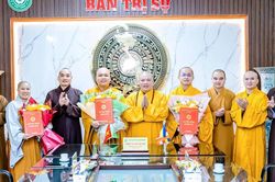 Thanh Hóa: Ban Trị sự GHPGVN tỉnh trao quyết định bổ nhiệm trụ trì 3 tự viện