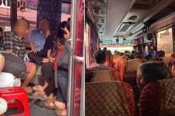 Xe khách 29 chỗ nhồi nhét 51 người, chủ xe và tài xế bị phạt tiền, tước phù hiệu