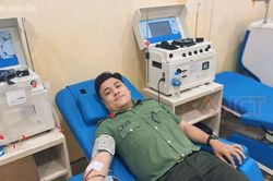 Thượng úy Công an 115 lần hiến máu cứu người