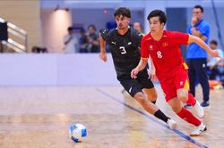 Đội tuyển Futsal Việt Nam thắng đậm New Zealand