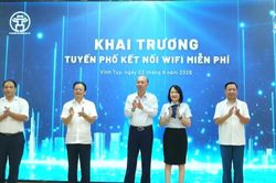 Phường Vĩnh Tuy phủ sóng wifi miễn phí, hiện đại hóa điều hành