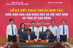 Viện Hàn lâm KHXH Việt Nam hợp tác với tỉnh ủy Cao Bằng