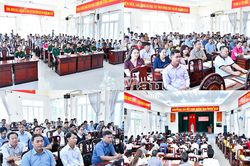 100 học vi&ecirc;n được bồi dưỡng 21 chuy&ecirc;n đề về quốc ph&ograve;ng v&agrave; an ninh