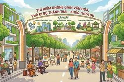 Hà Nội thí điểm phố đi bộ thông minh tại Cầu Giấy