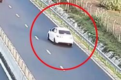 Phạt 35 triệu đồng, trừ 10 điểm giấy phép lái xe đối với nữ tài xế lùi xe trên cao tốc