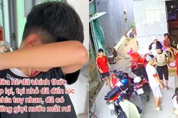 Clip cậu b&eacute; kh&oacute;c một m&igrave;nh khi hết h&egrave; phải rời qu&ecirc; khiến d&acirc;n mạng rưng rưng
