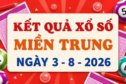 XSMT 3/8 - Kết quả XSMT hôm nay thứ Hai ngày 3/8/2026