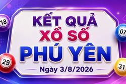 XSPY 3/8 - Kết quả xổ số Phú Yên hôm nay 3/8/2026