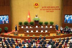 Quốc hội kh&oacute;a XVI khai mạc kỳ họp kh&ocirc;ng thường lệ thứ nhất