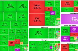 Chứng kho&aacute;n 3-8: VN-Index tăng hơn 27 điểm, FPT, FRT t&iacute;m trần