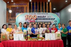 Gia L&acirc;m quảng b&aacute; sản phẩm OCOP qua livestream