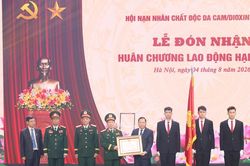 Hội Nạn nhân chất độc da cam/dioxin Việt Nam đón nhận Huân chương Lao động hạng Nhì