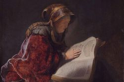 Rembrandt lấy mẹ làm mẫu để vẽ nhà tiên tri