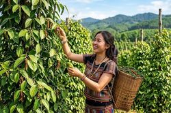 Giá hồ tiêu hôm nay 4.8.2026: Đồng loạt giảm 1.000 đồng/kg