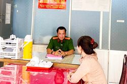 Quy tr&igrave;nh tiếp c&ocirc;ng d&acirc;n trực tiếp trong C&ocirc;ng an nh&acirc;n d&acirc;n