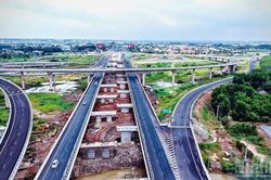 [Ảnh] Mở rộng cao tốc Thành phố Hồ Chí Minh-Long Thành sau 1 năm thi công