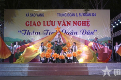 Nghĩa tình quân dân trên quê hương Sao Vàng
