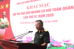 Thượng tướng Lê Quang Minh dự, chỉ đạo Hội thi thợ giỏi ngành cơ khí toàn quân lần thứ VI