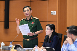 Đại tướng Phan Văn Giang tiếp thu ý kiến đại biểu Quốc hội về 2 luật trong lĩnh vực quốc phòng