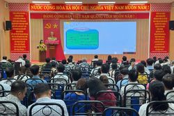 Tập huấn nâng cao kỹ năng xử lý tình huống cho lực lượng cốt cán và người có uy tín ở cơ sở