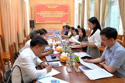 Ban Tổ chức Thành ủy làm việc với Đảng ủy phường Hải Vân về công tác tổ chức xây dựng Đảng