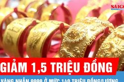 Sáng 4-8, vàng nhẫn 9999 giảm 1,5 triệu đồng/lượng