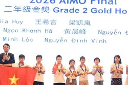 205 thí sinh Việt Nam đạt giải tại Vòng chung kết quốc tế đấu trường Toán học châu Á 2026