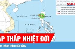 Áp thấp nhiệt đới xuất hiện trên Biển Đông: Cảnh báo gió giật cấp 8, biển động