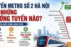 [INFOGRAPHIC] Tuyến Metro số 2 Hà Nội, có những hướng tuyến nào?