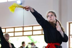 Ngắm các 'bóng hồng' hội tụ về Gia Lai, khoe thế võ uy lực đẹp mắt