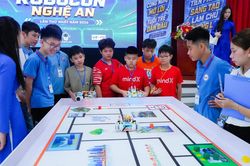 Gần 60 thí sinh tham dự Cuộc thi 'Robocon tỉnh Nghệ An' lần thứ I năm 2026