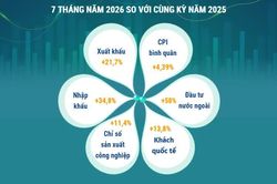 Kinh tế Việt Nam 7 tháng năm 2026 có nhiều tín hiệu tích cực