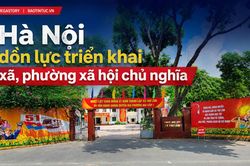 Hà Nội dồn lực triển khai xã, phường xã hội chủ nghĩa