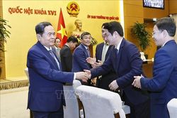 Chủ tịch Quốc hội gặp mặt c&aacute;c đại sứ, trưởng cơ quan đại diện ngoại giao Việt Nam ở nước ngo&agrave;i