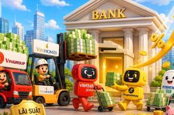 Vingroup, Vinhomes, Viettel Global, MWG, BSR đem 'núi tiền' gửi ngân hàng lấy lãi
