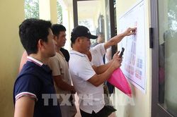 Bốc thăm đất tái định cư cho người dân phục vụ dự án sân bay Gia Bình