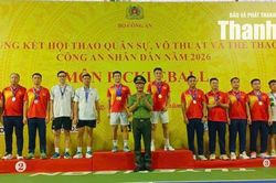 Công an tỉnh Thanh Hóa đạt thành tích cao tại Vòng chung kết Hội thao CAND năm 2026