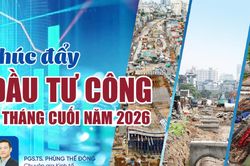 Thúc đẩy đầu tư công 6 tháng cuối năm 2026