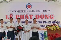 Xã Quế Sơn Trung triển khai khám sức khỏe miễn phí cho 4.531 người dân